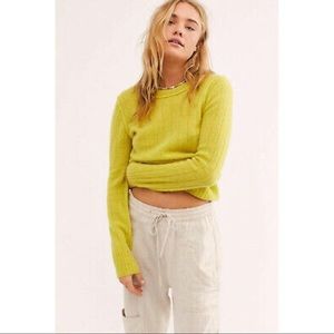 Free People Be Mine 100% Cashmere Sweater
